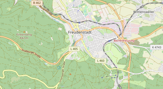 Ausflugsziel auf Karte