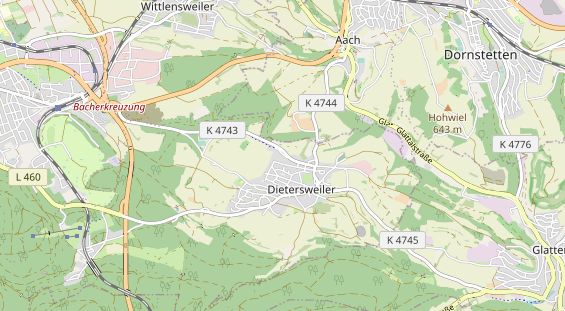 Destination on map