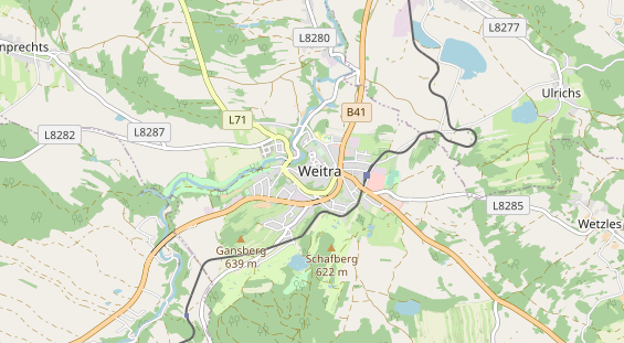 Ausflugsziel auf Karte