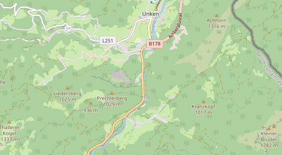 Ausflugsziel auf Karte