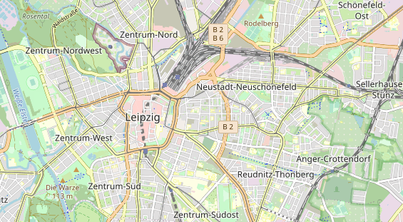 Destination on map