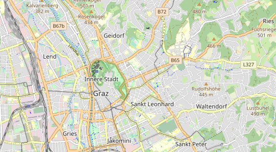 Destination on map