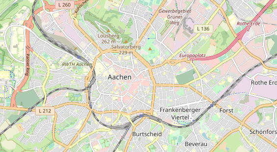 Destination on map