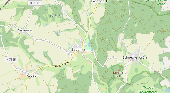 Destination on map
