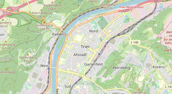 Destination on map