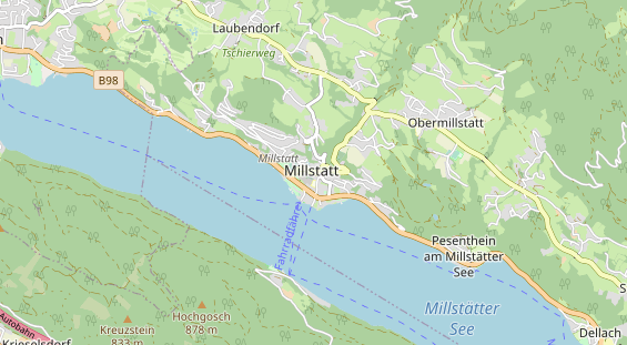Destination on map