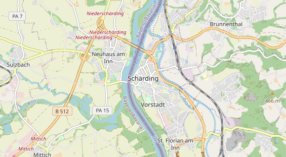 Destination on map