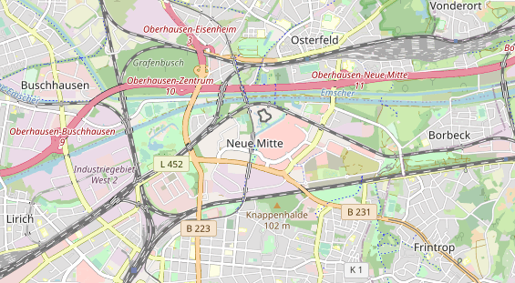 Destination on map