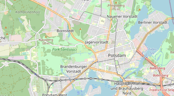 Ausflugsziel auf Karte