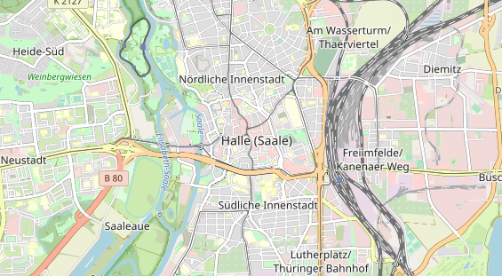 Ausflugsziel auf Karte