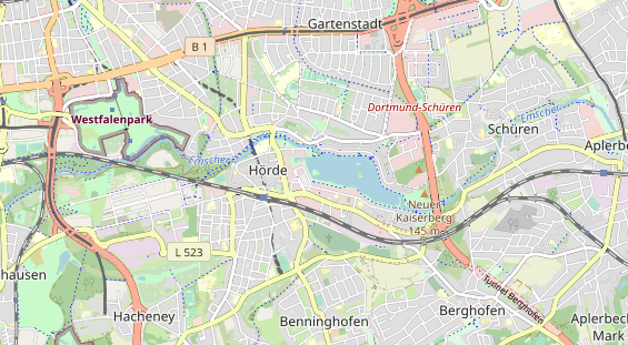 Destination on map