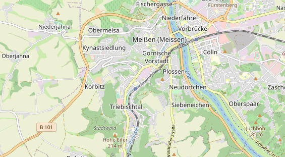 Destination on map