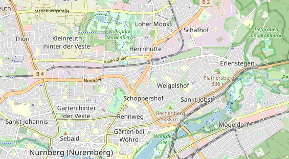 Ausflugsziel auf Karte