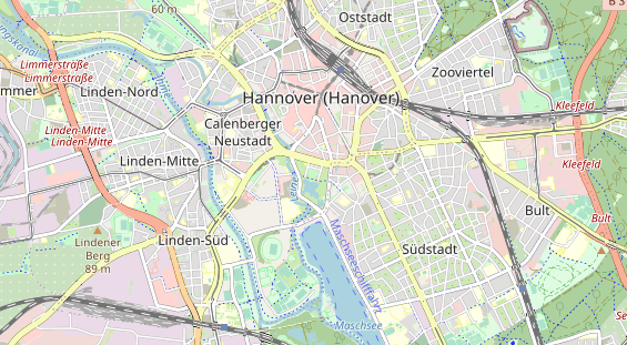 Destination on map