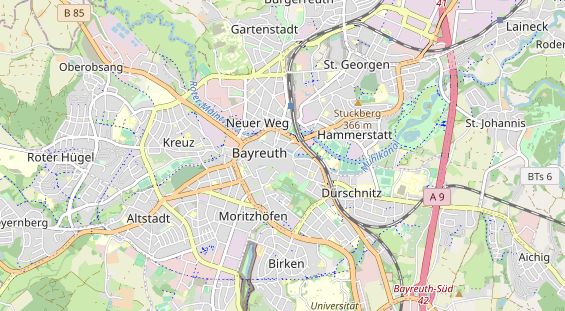 Destination on map