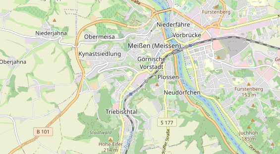 Destination on map