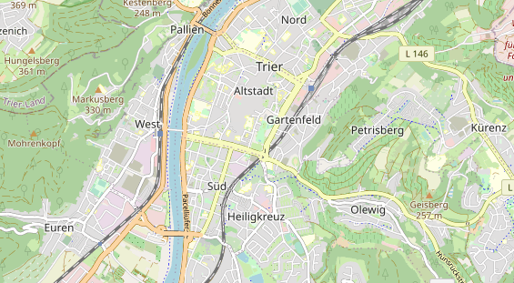 Ausflugsziel auf Karte
