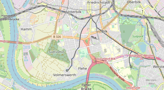 Destination on map