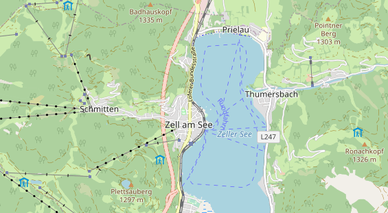 Ausflugsziel auf Karte