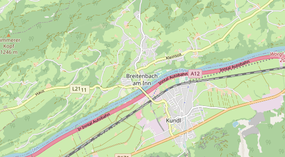 Ausflugsziel auf Karte