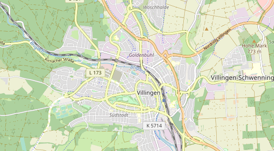 Destination d'excursion sur la carte