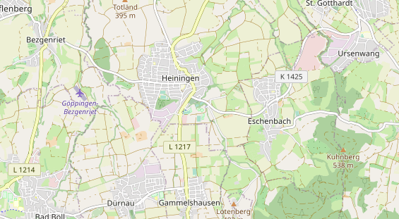 Ausflugsziel auf Karte