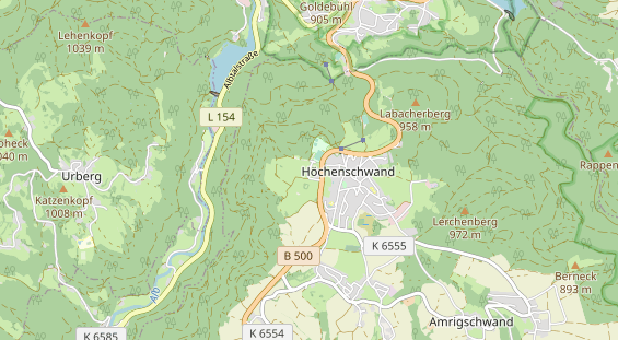 Ausflugsziel auf Karte