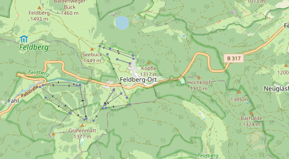 Ausflugsziel auf Karte