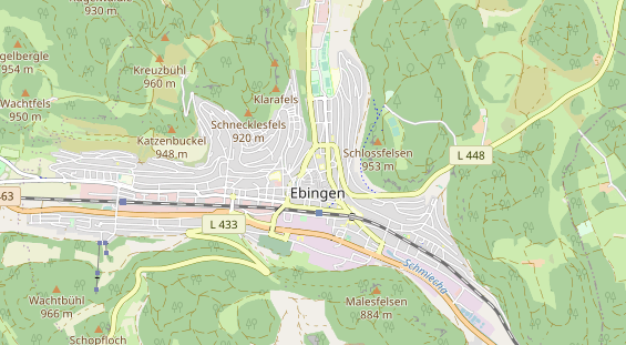 Ausflugsziel auf Karte