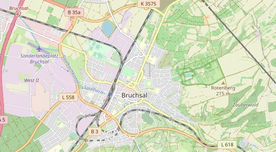 Destinazione dell'escursione sulla carta