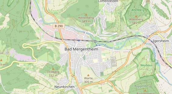 Ausflugsziel auf Karte