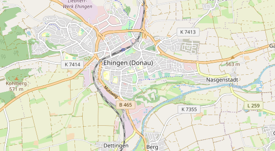 Ausflugsziel auf Karte