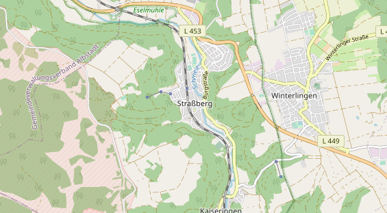 Destination d'excursion sur la carte