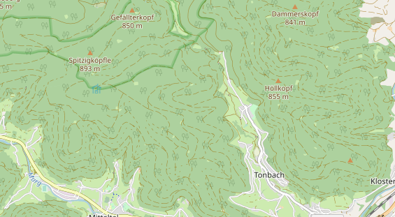 Ausflugsziel auf Karte