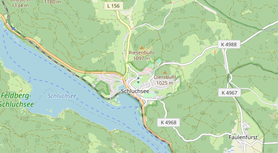 Destination d'excursion sur la carte