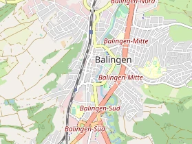 Excursiebestemming op kaart