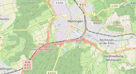 Ausflugsziel auf Karte