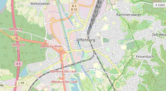 Destinazione dell'escursione sulla carta