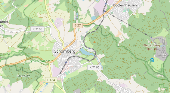 Ausflugsziel auf Karte