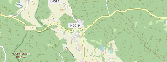 Destination d'excursion sur la carte