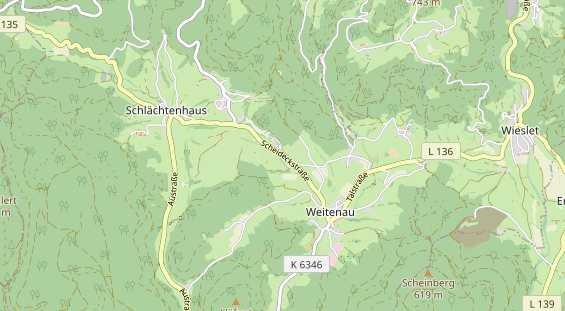 Ausflugsziel auf Karte