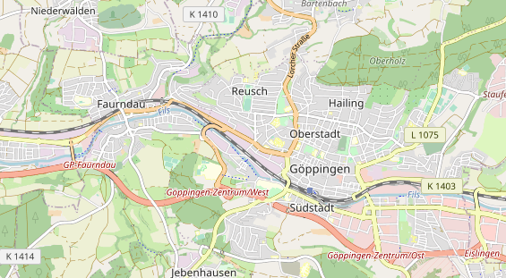 Ausflugsziel auf Karte