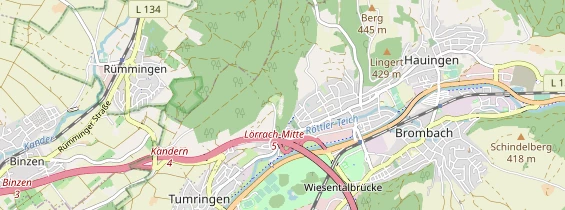 Ausflugsziel auf Karte