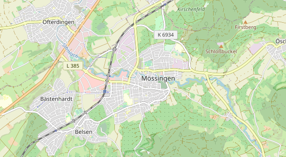 Destinazione dell'escursione sulla carta