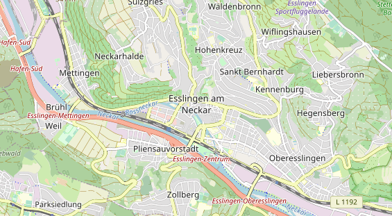 Excursiebestemming op kaart