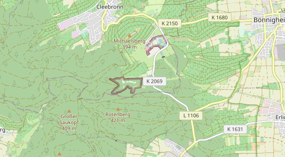 Ausflugsziel auf Karte