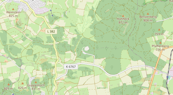 Ausflugsziel auf Karte