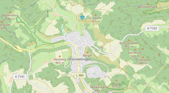 Ausflugsziel auf Karte