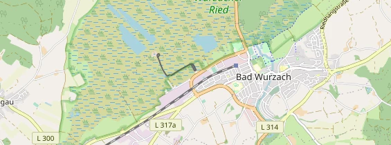 Excursiebestemming op kaart