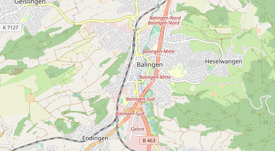 Destination d'excursion sur la carte